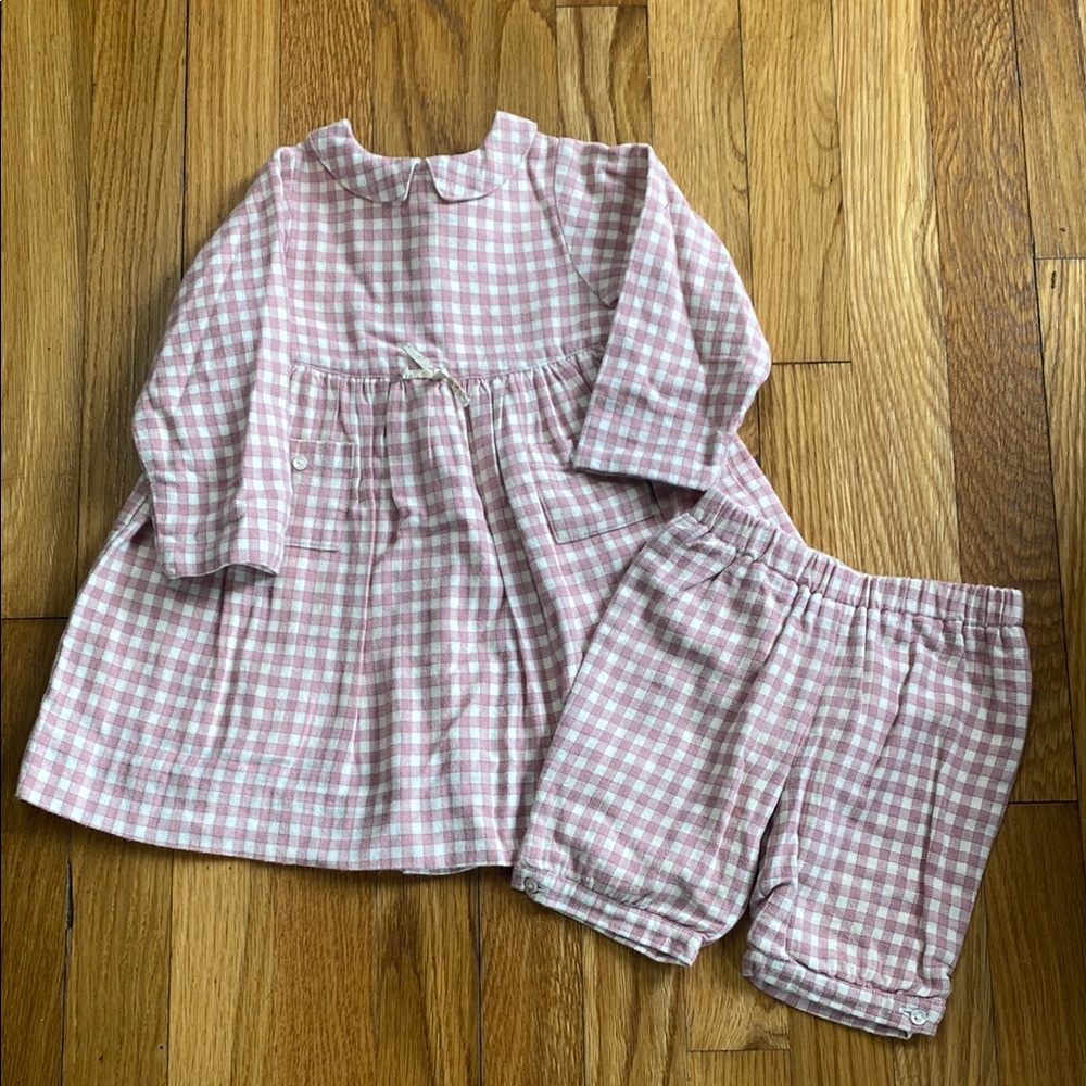 Marie Chantal Pink Checkered Dress
